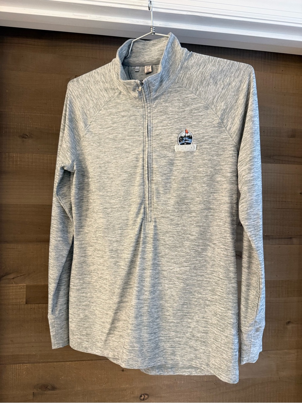 Under Armour Heather Gray Quarter-Zip Pullover